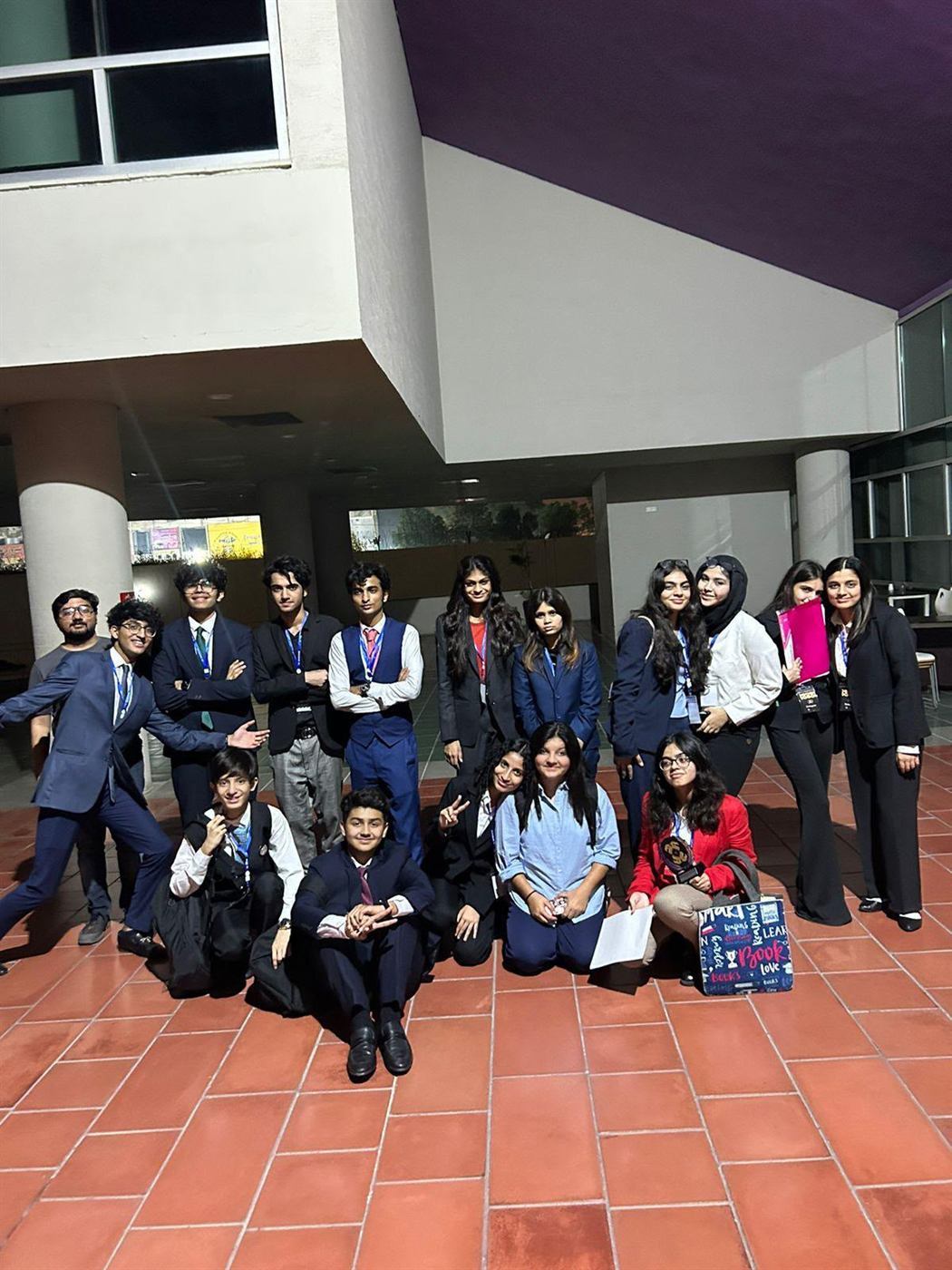 The Best Small Delegation award won at HUMUN under Hamza Sayyed.