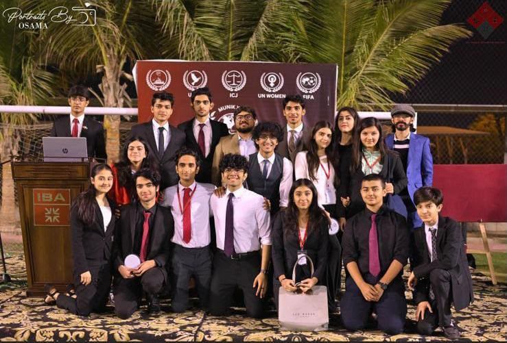 The Best Junior Delegation award won at MUNIK under Hamza Sayyed.